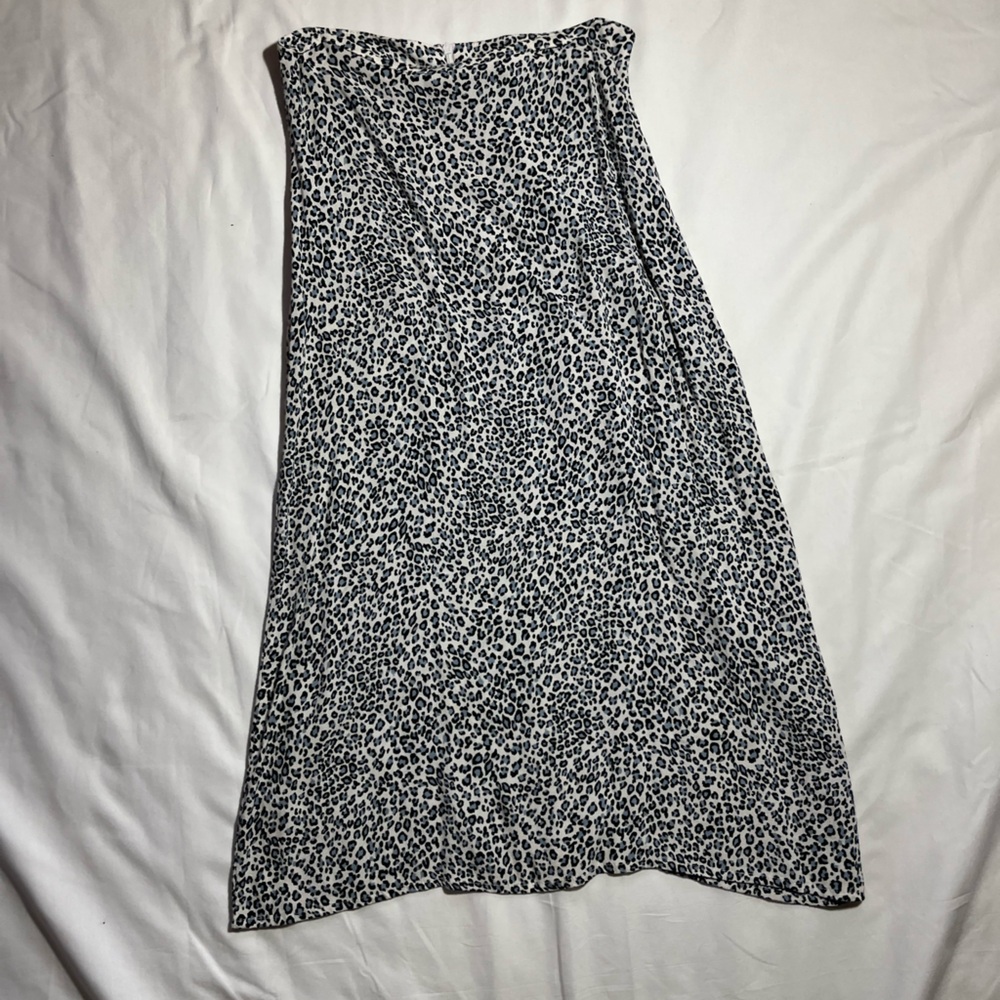 Brandy Melville Black and White Maxi A-Line Skirt